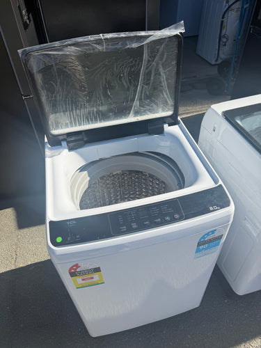 Factory second TCL F708TLW 8kg top load washing machine